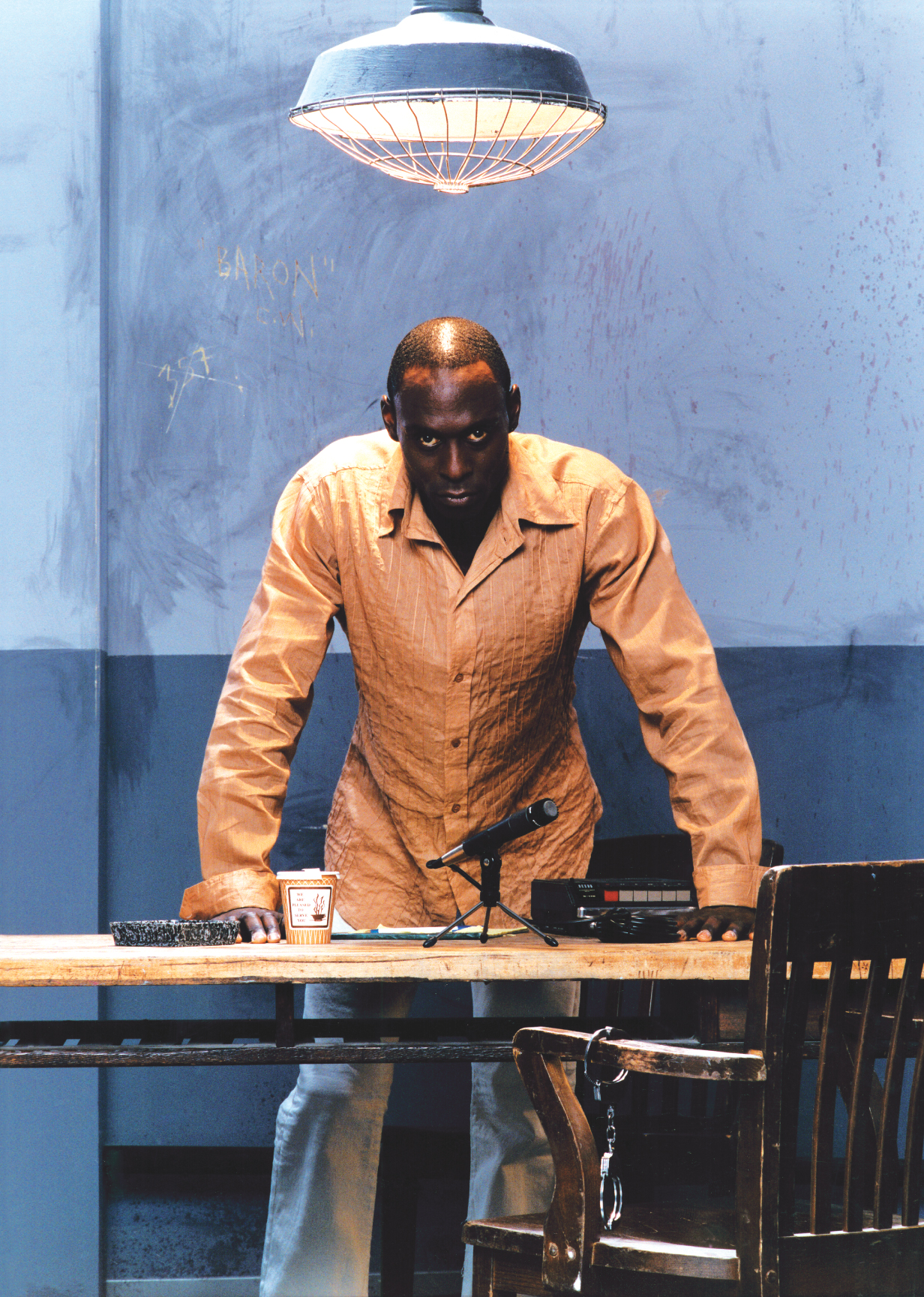 Lance Reddick as Lieutenant Cedric Daniels on The Wire.