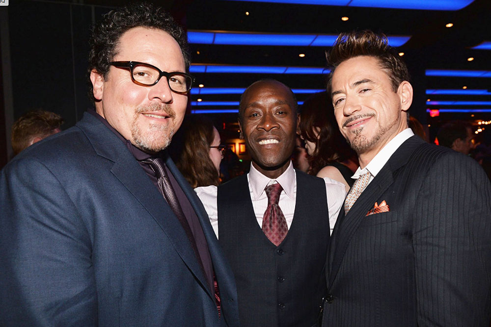 Favreau, Cheadle, Downey Jr.