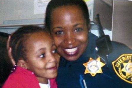 Joy Deleston with daughter Jelani.