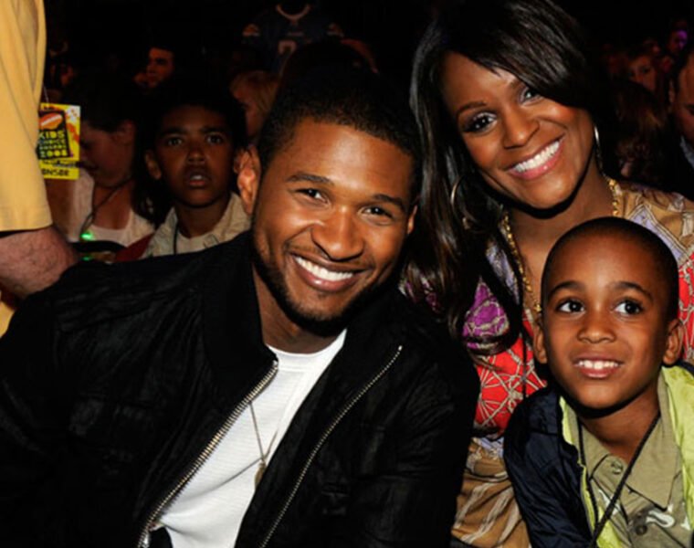 Usher, Tameka Foster, Kile Glover