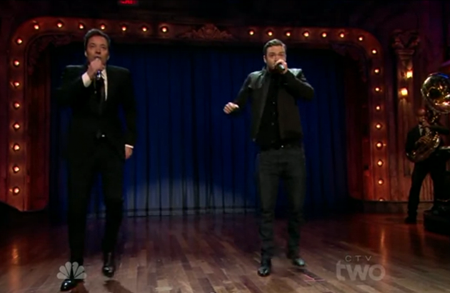 Jimmy Fallon and Justin Timberlake reunite for another rap melody rendition