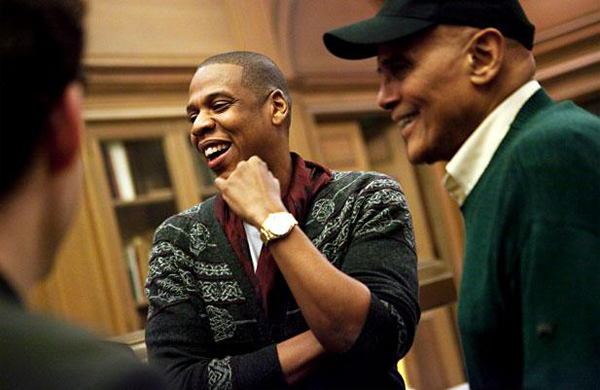 Jay-Z with Harry Belafonte