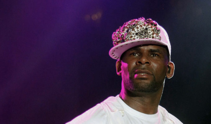 R. Kelly on stage