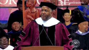 Robert Smith at Morehouse graduation, 2019