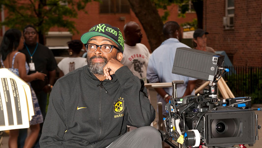 Spike Lee on-set