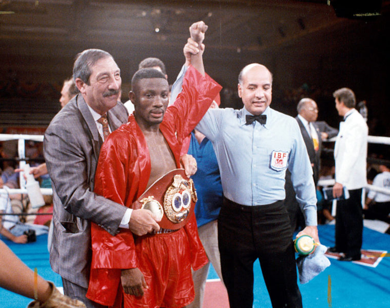 Pernell Whitaker post-fight