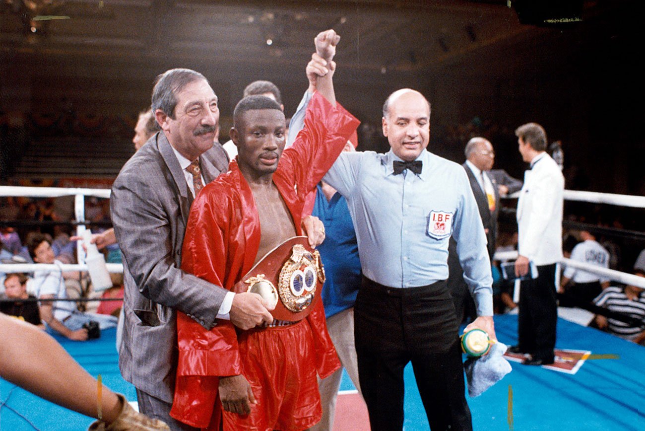Pernell Whitaker post-fight