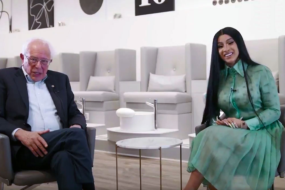 Cardi B & Bernie Sanders