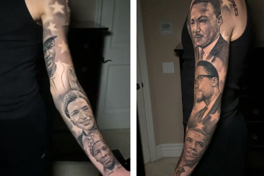 Lonzo Ball tattoo