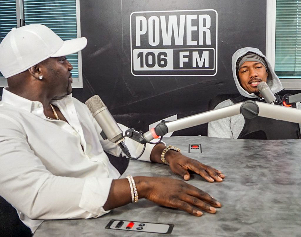 Akon at The Nick Cannon Morning Show