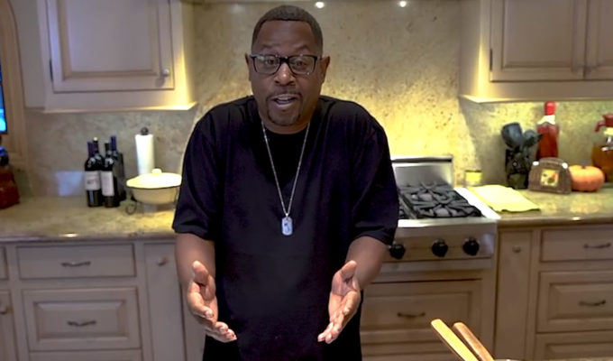 Martin Lawrence cooking
