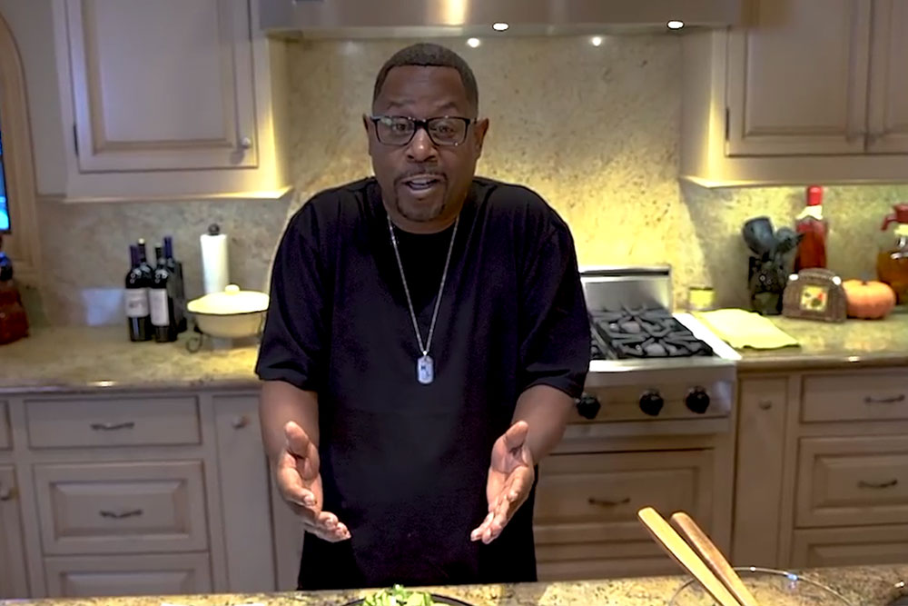 Martin Lawrence cooking