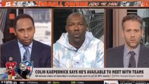 Terrell Owens on First Take show.