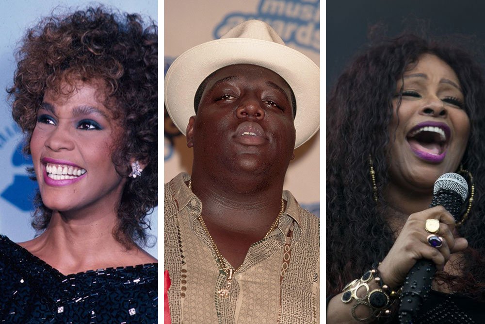 Whitney Houston, Biggie Smalls, Chaka Khan
