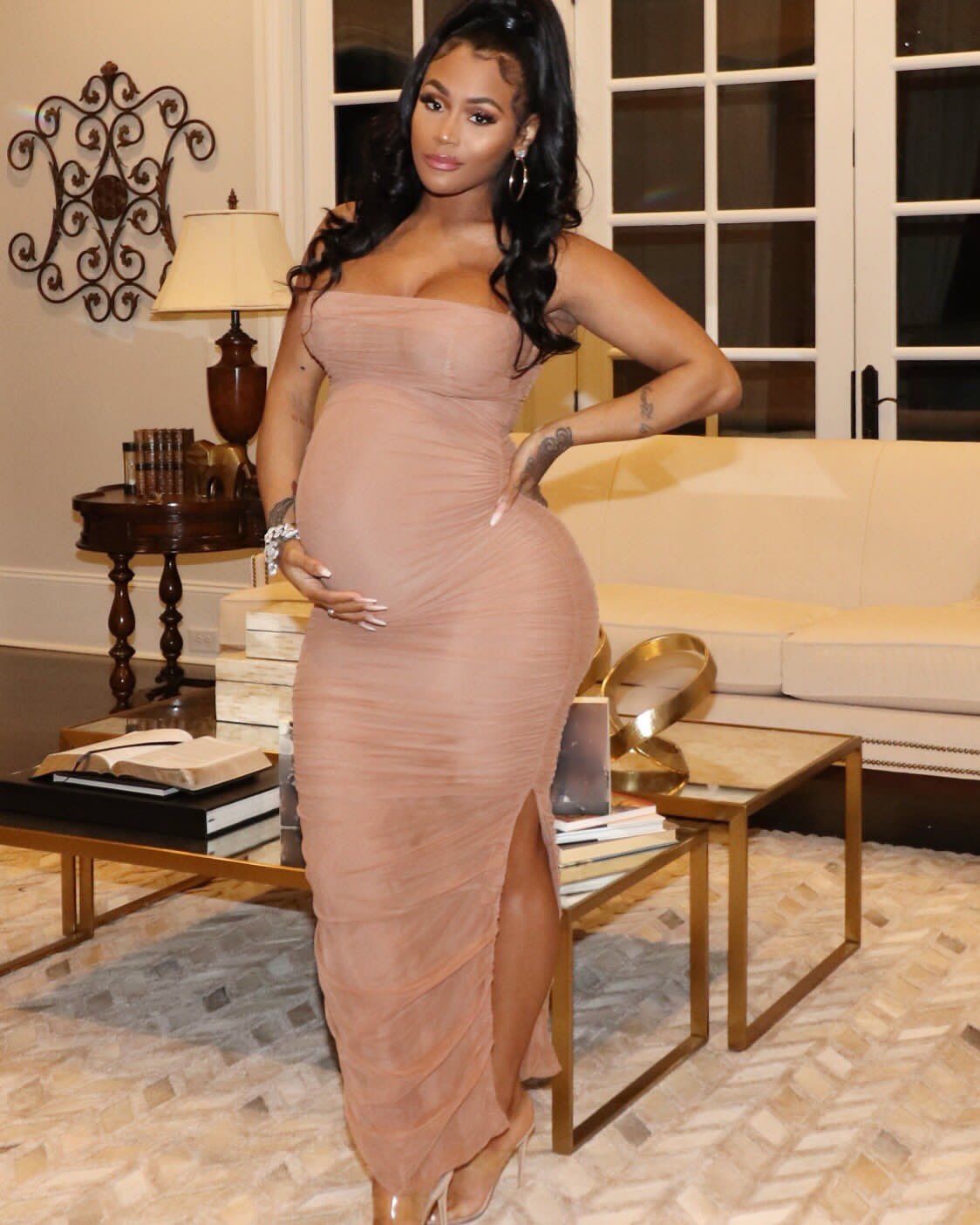 Lira 'Galore' Mercer, pregnant in undated photo