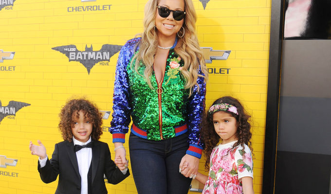 Mariah Carey with kids