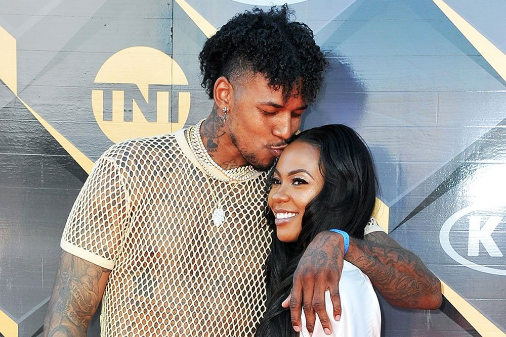 Nick Young with Keonna Green
