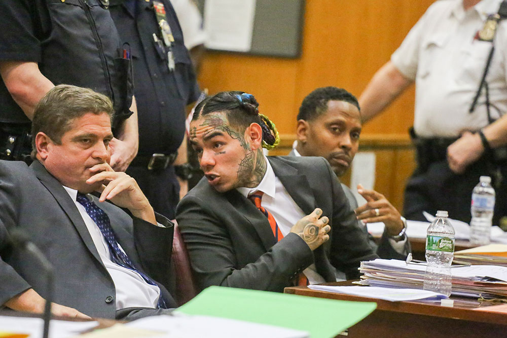 Tekashi 6ix9ine in court