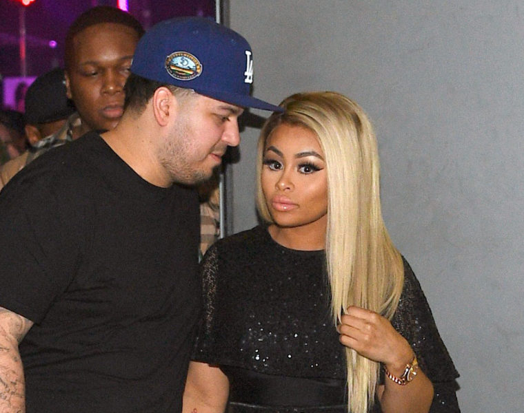 Rob Kardashian with Blac Chyna