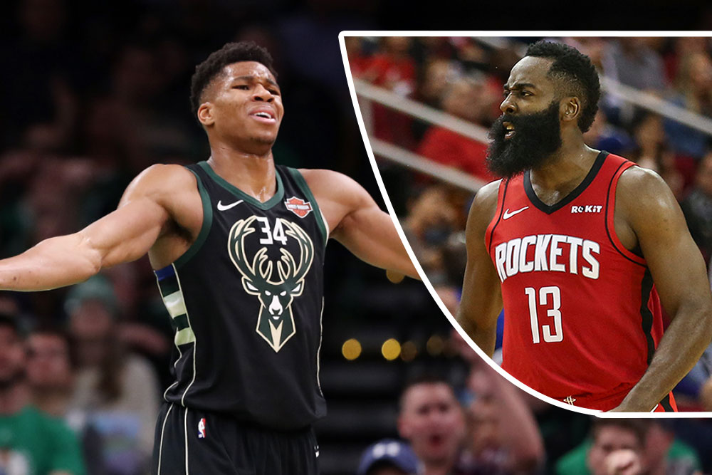 Giannis Antetokounmpo, James Harden