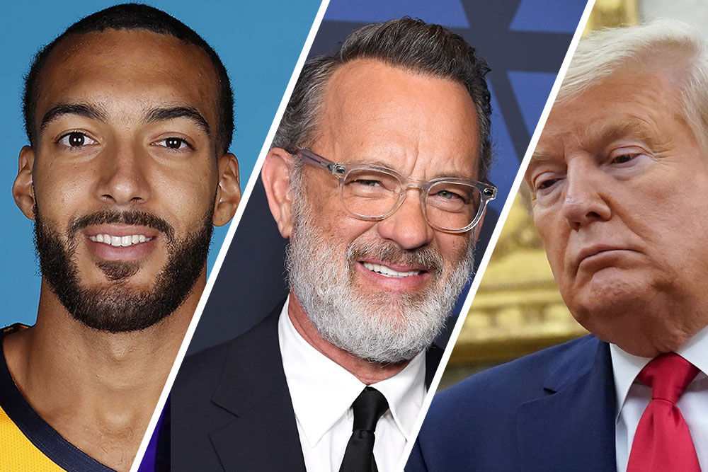 Gobert, Hanks, Trump