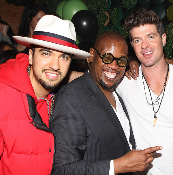 DJ Cassidy, Andre Harrell and Robin Thicke