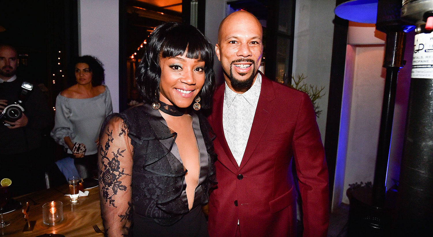 Tiffany Haddish with Common