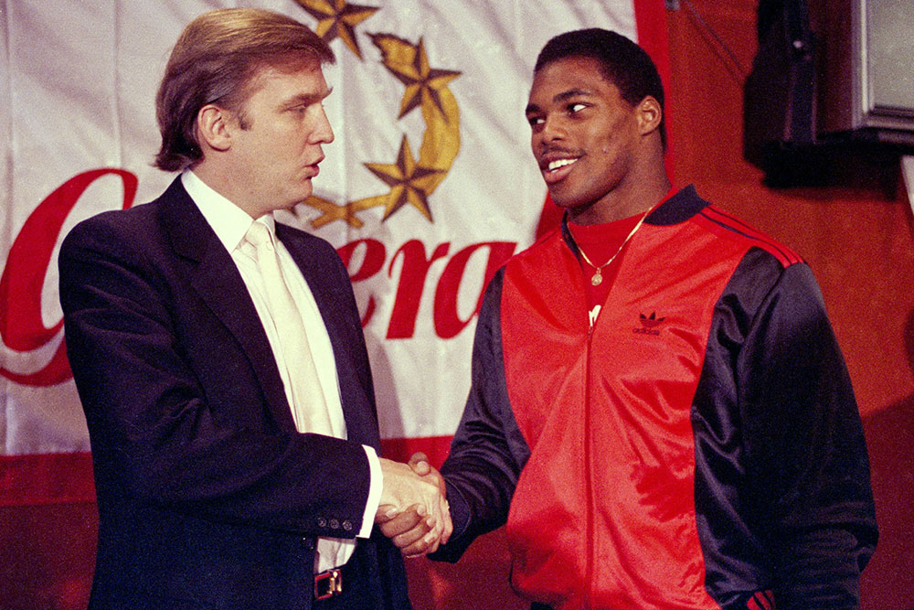 Donald Trump and Herschel Walker