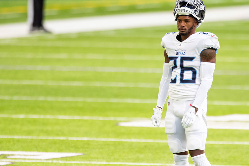 Titans cornerback Kristian Fulton