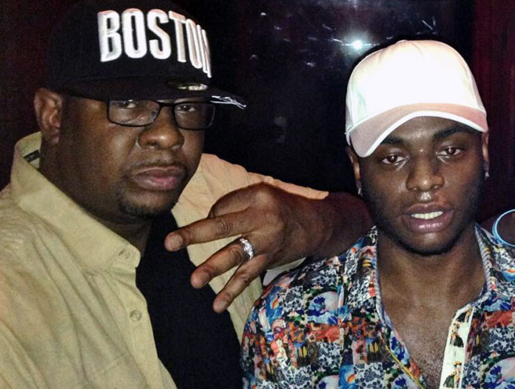 Bobby Brown with son Bobby Jr.