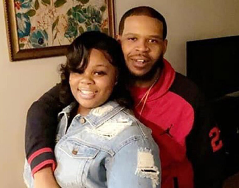 Kenneth Walker with Breonna Taylor