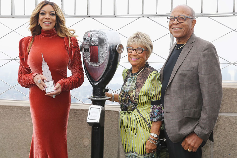 Wendy Williams with parents Shirley and Thomas