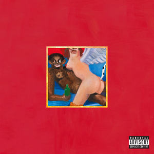 painting of a naked human phoenix sits on the lap on a naked beer-chugging Kanye West. Wal-Mart has refused to stock the album on its shelves unless the cover is changed.