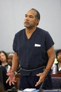 O.J. Simpson in court during his 2008 trial.