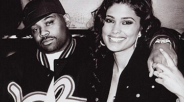 Dame Dash with wife Rachel Roy